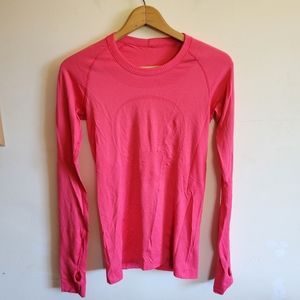 lululemon athletica Pink Long Sleeve Top